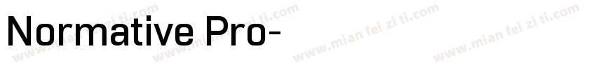 Normative Pro字体转换